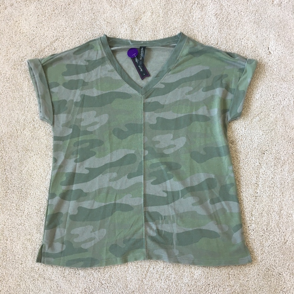 Camo Sleepwear PJ Top